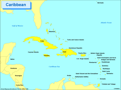 The Caribbean - Click Image to Close