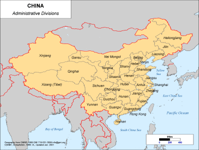 China - Administrative Divisions - Click Image to Close