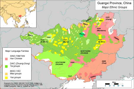 Guangxi Province, China - Major Ethnic Groups - Click Image to Close