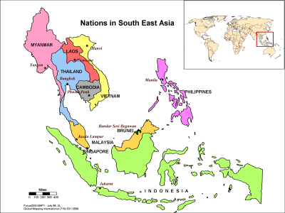 Nations in South East Asia - Click Image to Close