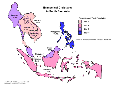 Evangelical Christians in South East Asia