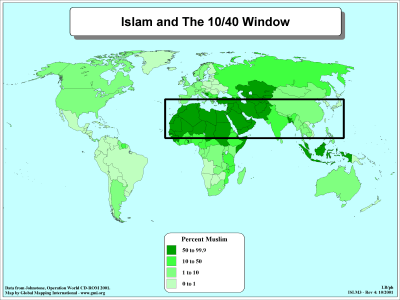 Islam and The 10/40 Window