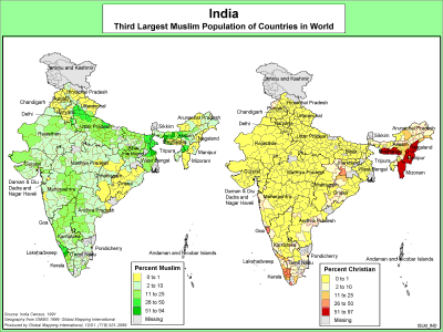 India - Third Largest Muslim Population - Click Image to Close