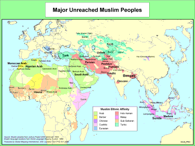 Major Unreached Muslim Peoples