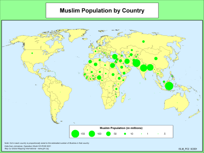 Muslim Population by Country (symbol) - Click Image to Close