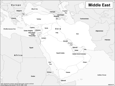 Middle East (BW)