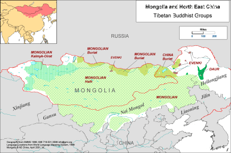 Mongolia and North East China - Tibetan Buddhist Groups