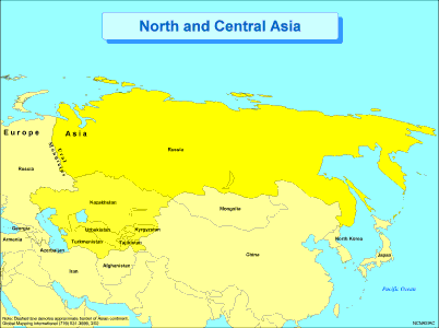 North and Central Asia - Click Image to Close