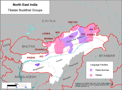 North East India - Tibetan Buddhist Groups - Click Image to Close