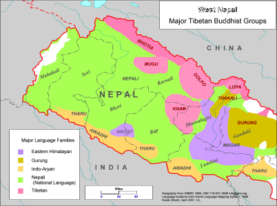 West Nepal - Major Tibetan Buddhist Groups - Click Image to Close