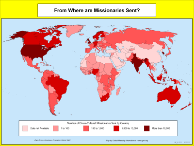 From Where are Missionaries Sent? - Click Image to Close
