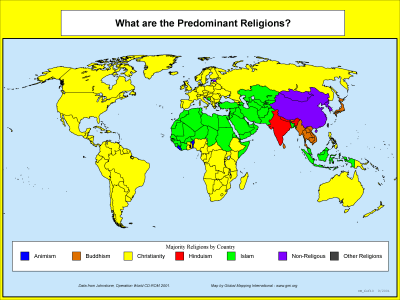 What are the Predominant Religions? - Click Image to Close