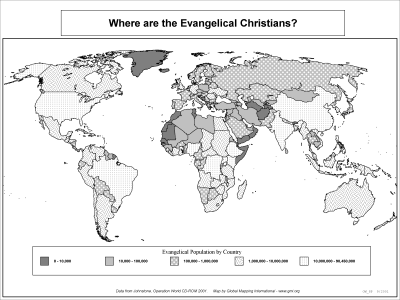 Where are the Evangelical Christians? (BW)