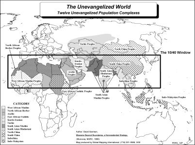 The Unevangelized World (BW) - Click Image to Close