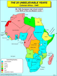 The 25 Unbelievable Years - Colonial Africa - 1945 - Click Image to Close