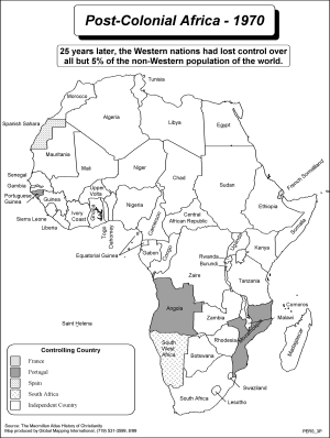 The 25 Unbelievable Years - Post-Colonial Africa - 1970 (BW)