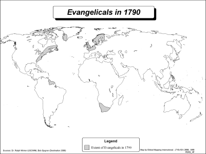 Evangelicals in 1790 (BW) - Click Image to Close