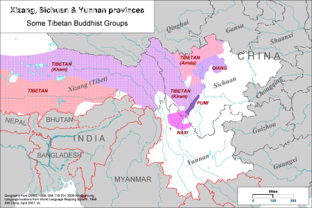 Xizang, Sichuan & Yunnan provinces - Some Tibetan Buddhist Gro