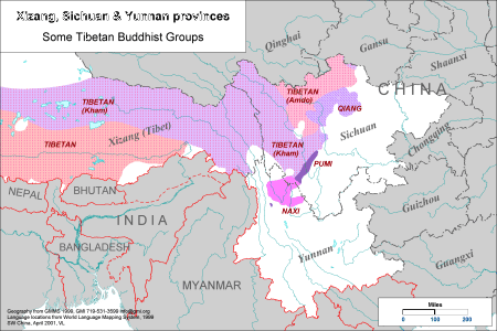 Xizang, Sichuan & Yunnan provinces - Some Tibetan Buddhist Gro - Click Image to Close