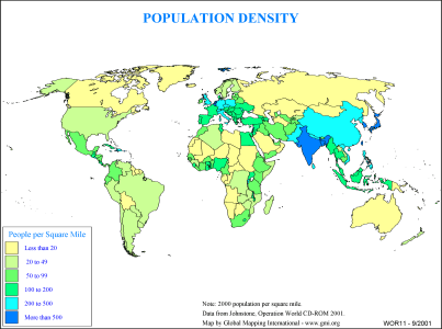 Population Density (Square Miles)