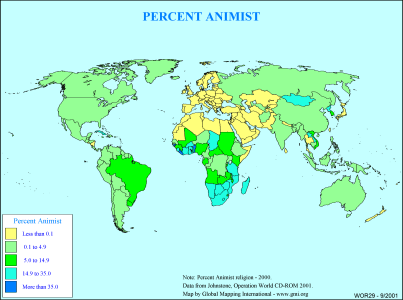 Percent Animist