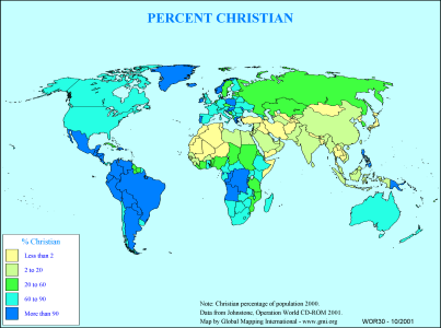 Percent Christian