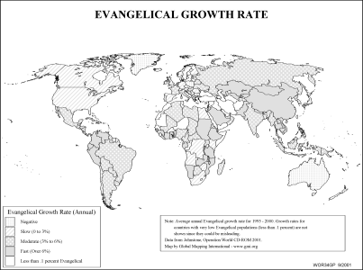 Evangelical Growth Rate (BW)